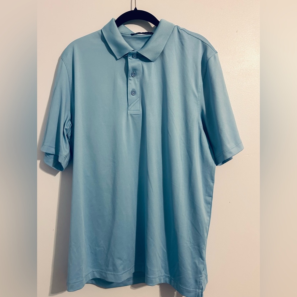 Cutter & Buck Blue Polo Shirt Classic Style